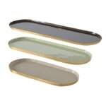 Set 3 plateaux BONELLI L14-18cm