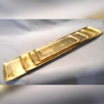 Al . Plate 50x20cm gold