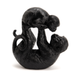 MAMAN & BEBE SINGE BISOU NOIR