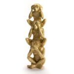 SINGES TOTEMS DORES