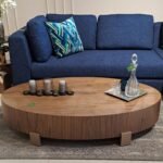 Table basse en noyer