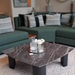 Table salon en porcelaine