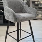 Chaise de bar grise