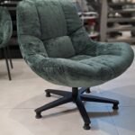 Fauteuil rotatif kaki