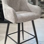 Chaise de bar beige