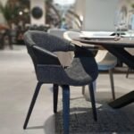 Chaise de salle à manger gris souris